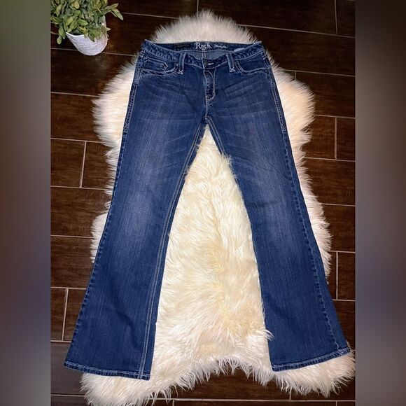 Rock 47 wrangler Ultra low rise  bootcut sz 7X34 - Picture 1 of 8